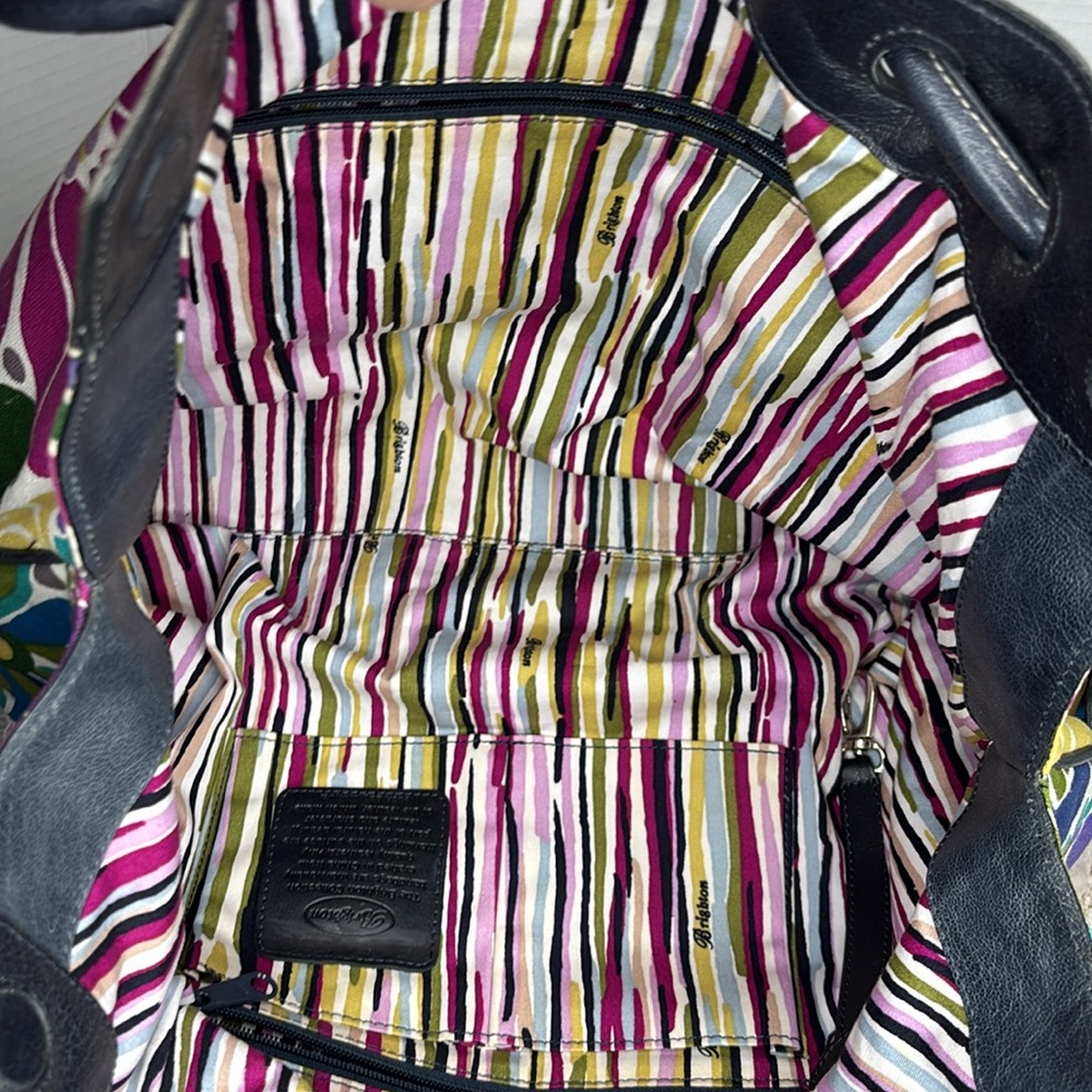 Brighton Large Multicolor Tote Bag Purse. - Picture 3 of 12